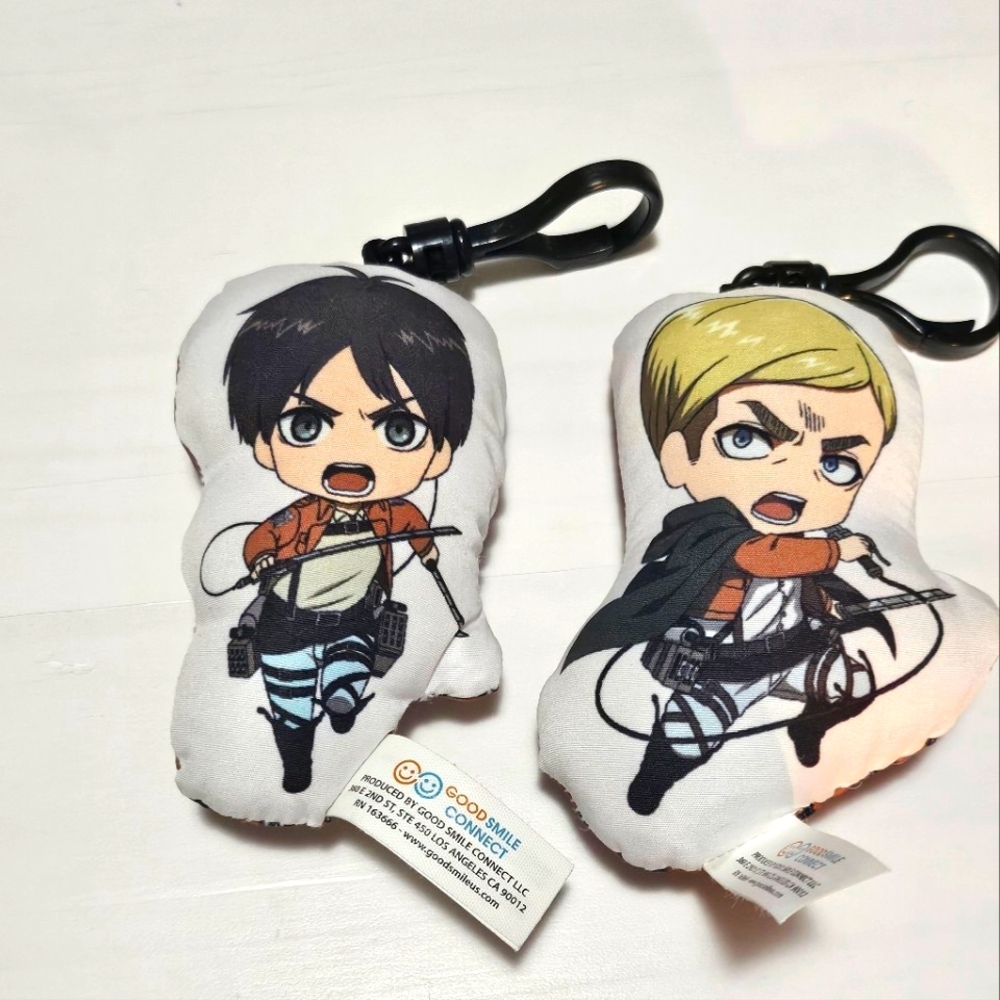 Attack On Titan Nendoroid Series 1 Blind Character Plush Key Chain